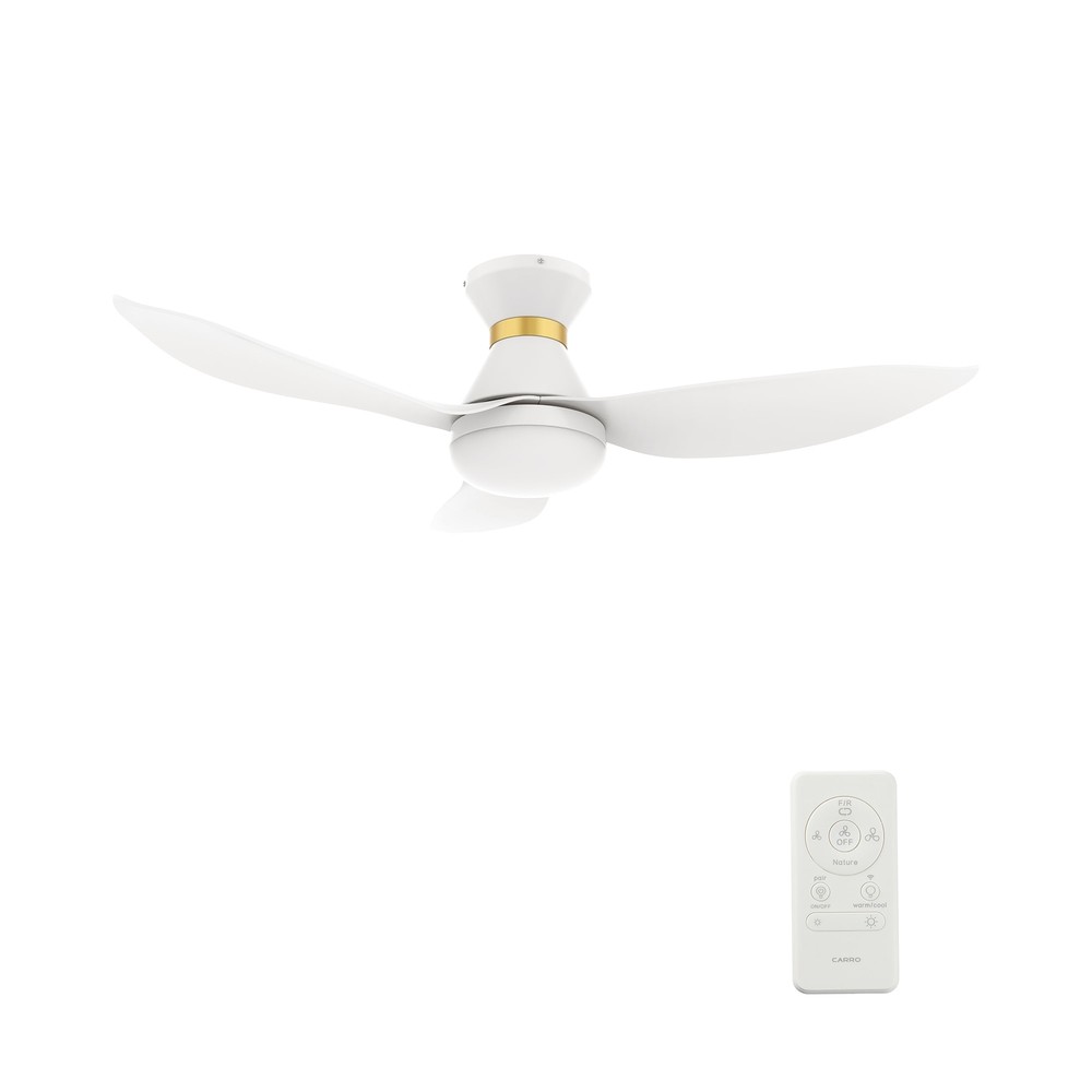 45-inch Smart Chamomile Ceiling Fan with Dimmable LED Light and Remote Control