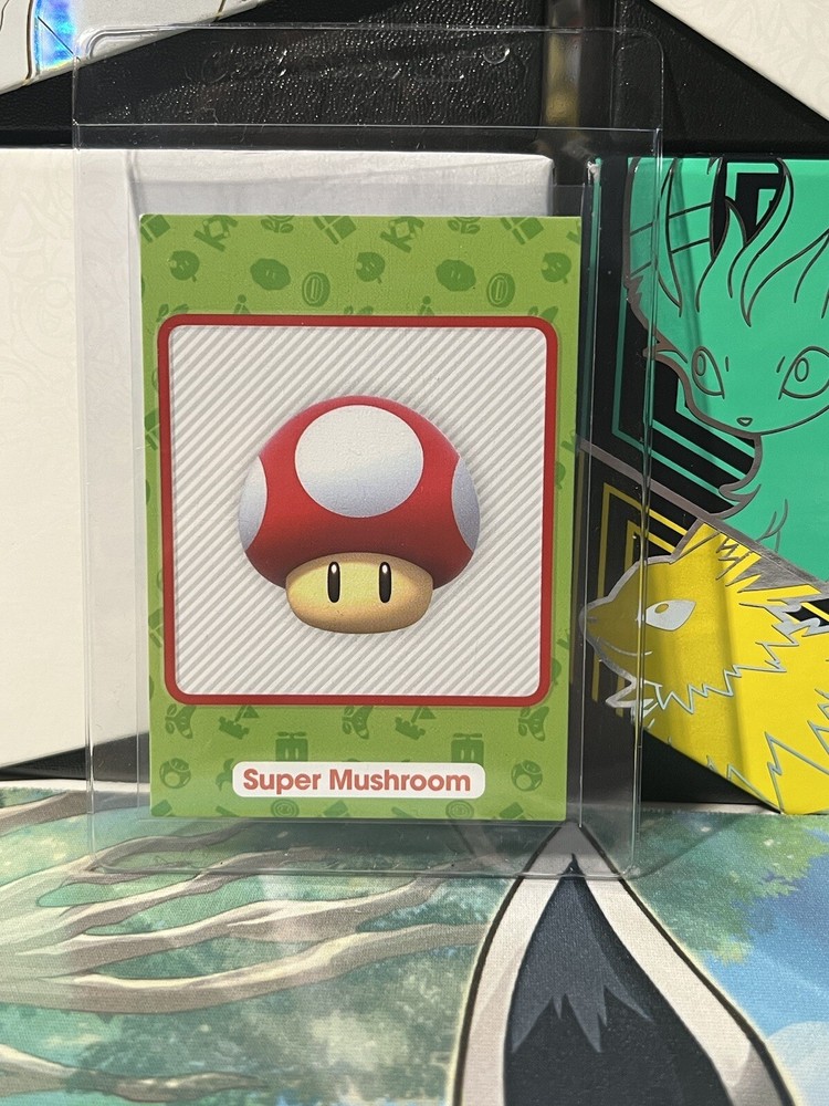 Panini Super Mario Trading Cards No. 127 Super Mushroom, Item Card
