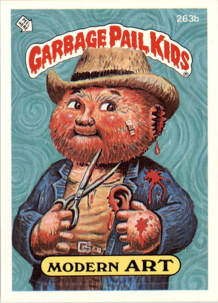 1987 Garbage Pail Kids Series 7 #263B Modern Art NM