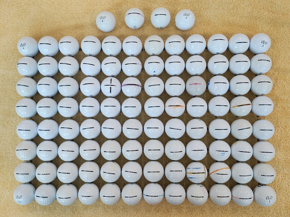 100 Near Mint 4A Vice Pro/Plus Tour, Drive Mix Used Golf Balls - Free Shipping-image