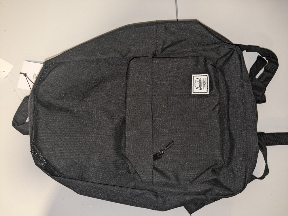 Herschel classic backpack, (standard size) Black Otter New fast shipping
