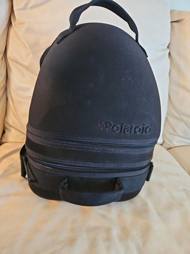 POLORAID CAMERA BAG BACKPACK BLACK PRE-OWNED