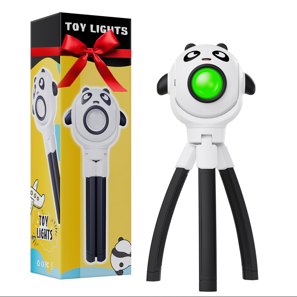 Panda Kids Flashlight Rechargeable Panda 7 LED Color Changing Light Night Lamp