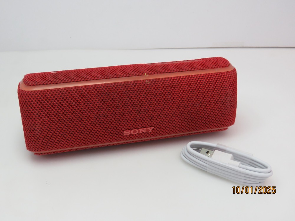 Sony SRS-XB21/B Portable Bluetooth Speaker - Red (Cosmetic Damage) [NO17]