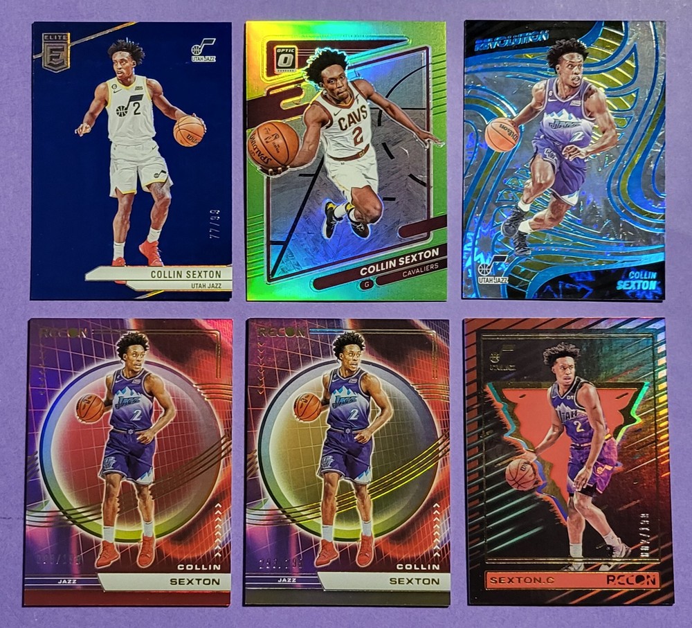 Panini Elite/Recon/Optic | NUMBERED LOT x 6 | COLLIN SEXTON (#/99, /149, /199)