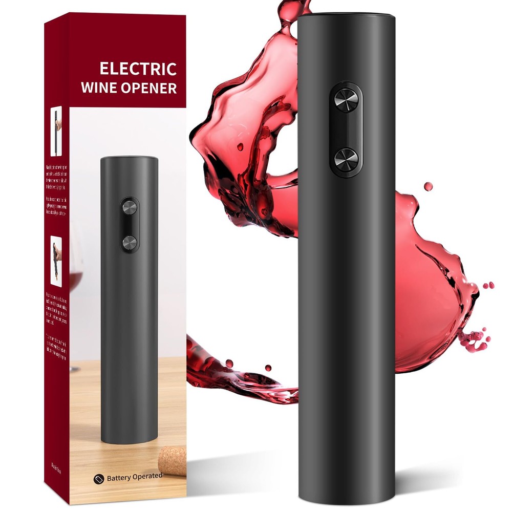 Effortless Electric Wine Opener – Rechargeable Battery-Operated Cork Remover for Quick and Easy Wine Bottle Opening, Perfect for Wine Enthusiasts and Hosts.