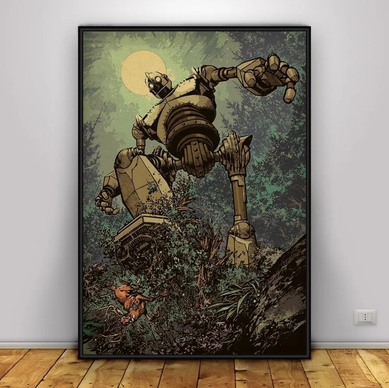 The Iron Giant Poster | Wall Art | Wall Prints | Home Decor 6