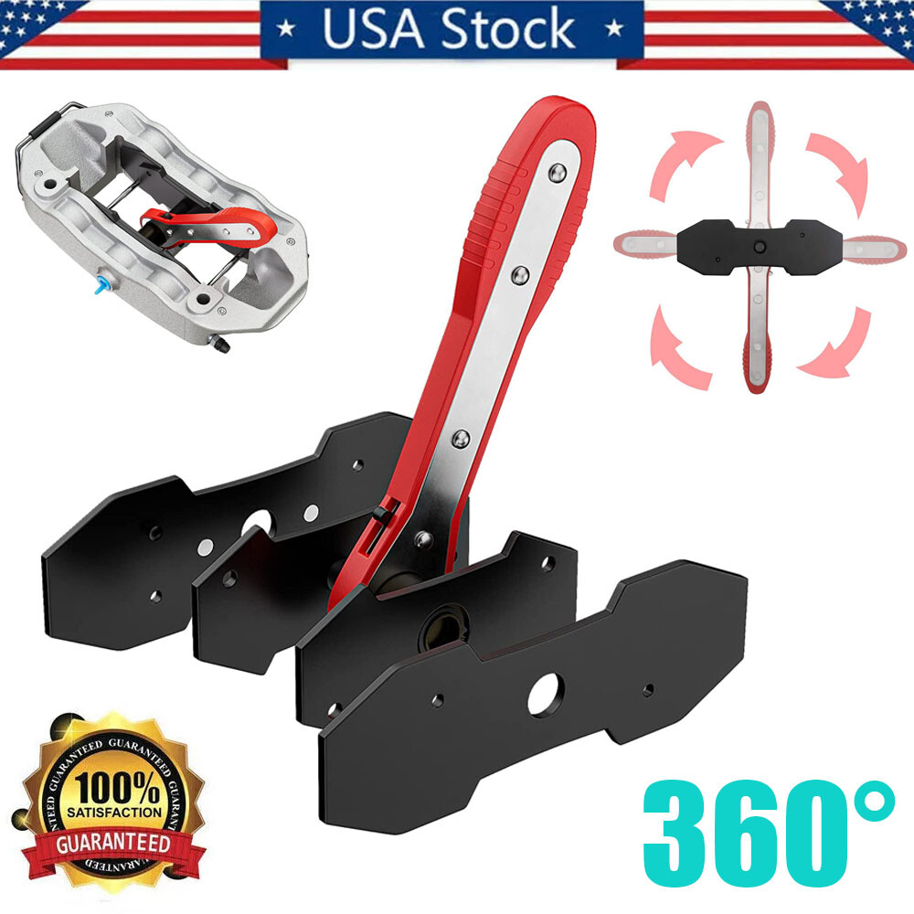 360° Car Brake Caliper Press Tool Ratcheting Brake Caliper Piston Separator Pad