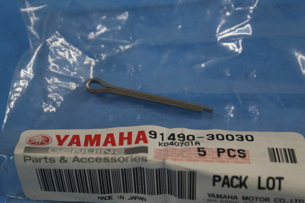 NOS OEM Yamaha Banshee Big Bear Grizzly Kodiak Virago Cotter Pin #91490-30030