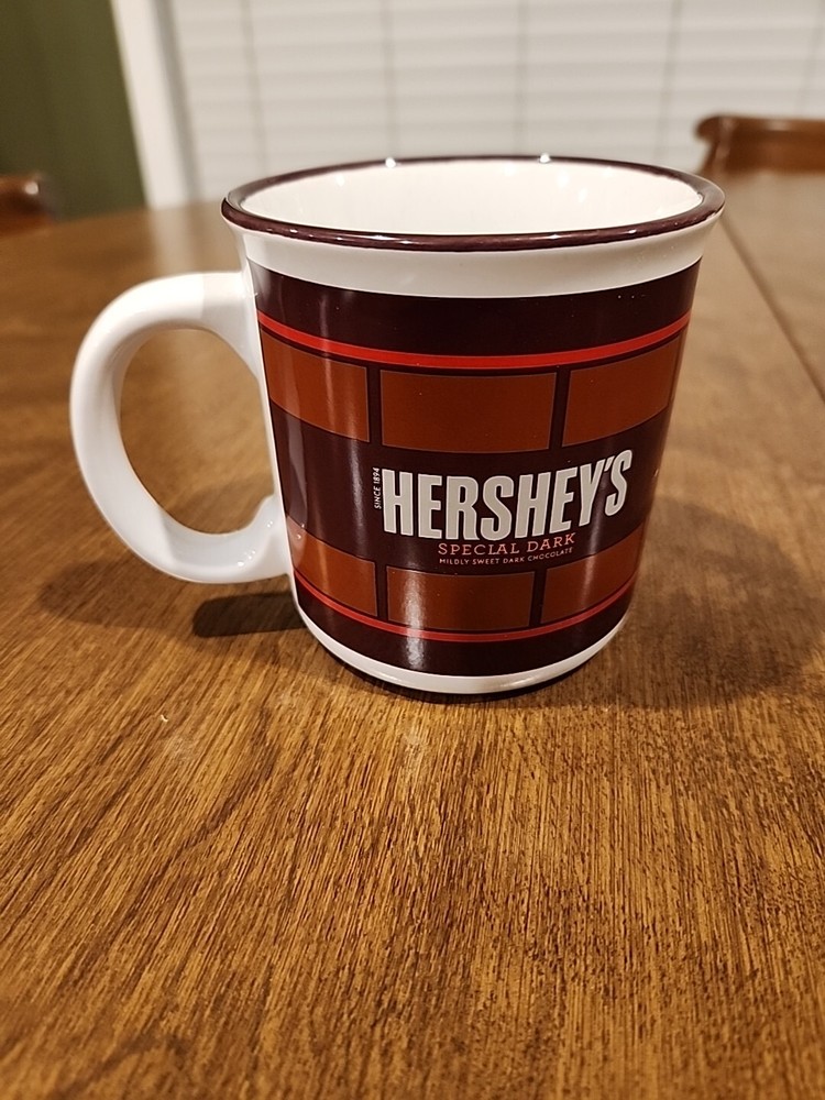Vintage Hershey's Special Dark Chocolate Galerie Mug Coffee Tea Cup 3.5 Inch