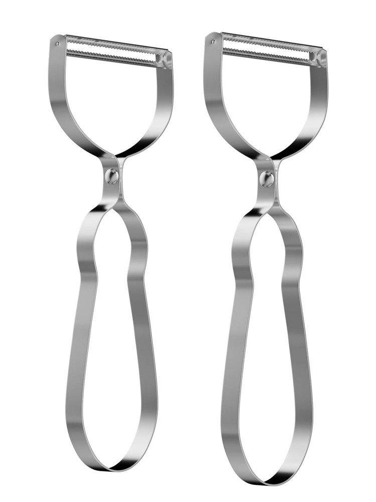 2 PCS Vegetable Peelers for Kitchen, Potato Peelers with Non-Slip Handle