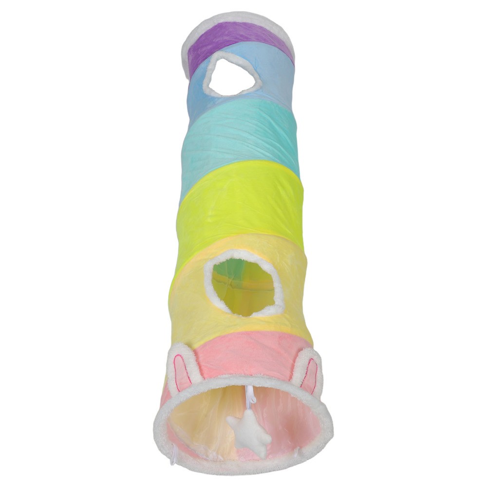 Cat Tunnel Toy: Crinkle Play Tunnel for Indoor Cats And Kittens - 120 Cm Long &