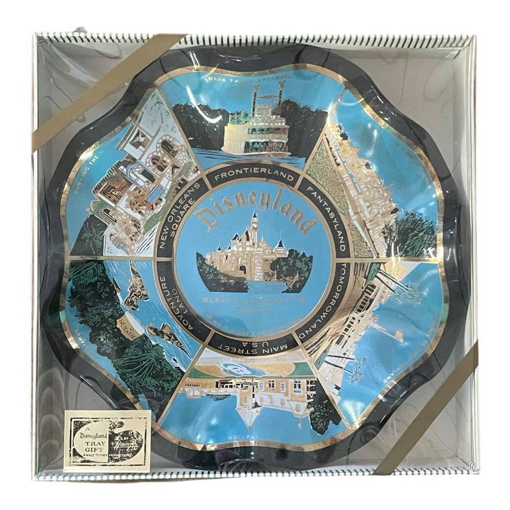 Disneyland Themed Collectible Tray by Walt Disney Houze Art