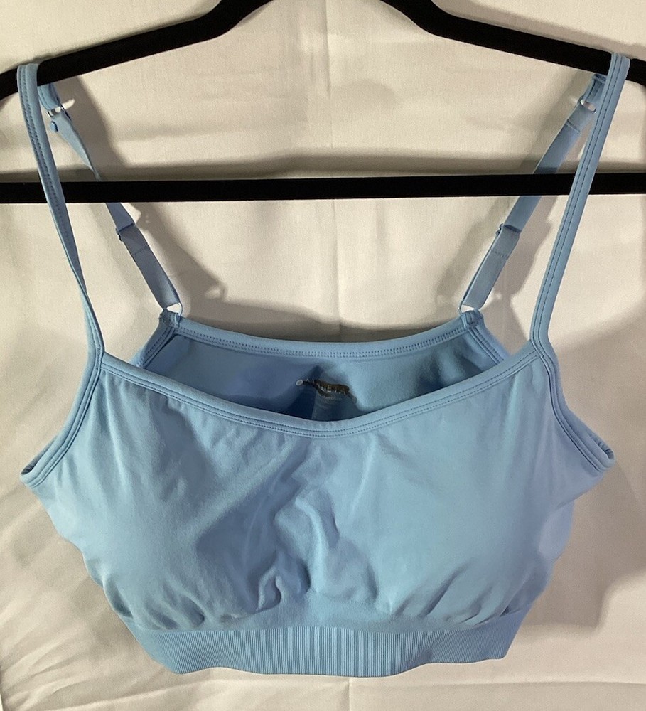 ATHLETA BLUE D-DD EXHALE SPORTS BRA LARGE