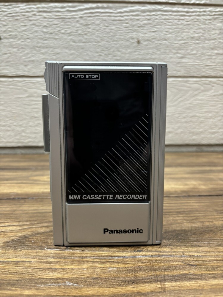 Vintage Panasonic Mini Cassette Recorder Model RQ-340 Japan [Tested] Works!