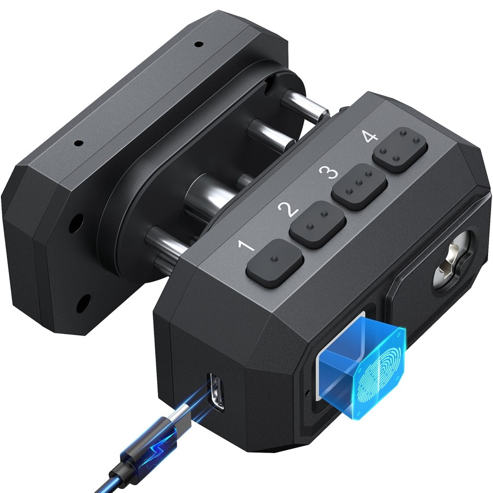 Biometric Trigger Lock For  For Rifles,Pistols,Handguns,fingerprint access-image