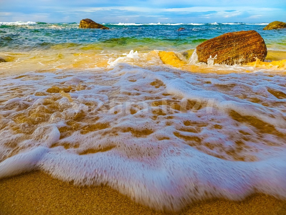 Beach Skyview Digital Art Desktop Wallpaper Background Image