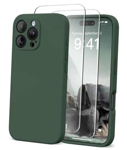 Magnetic for iPhone 16 Pro Max Case, Compatible with MagSafe, Alpine Green