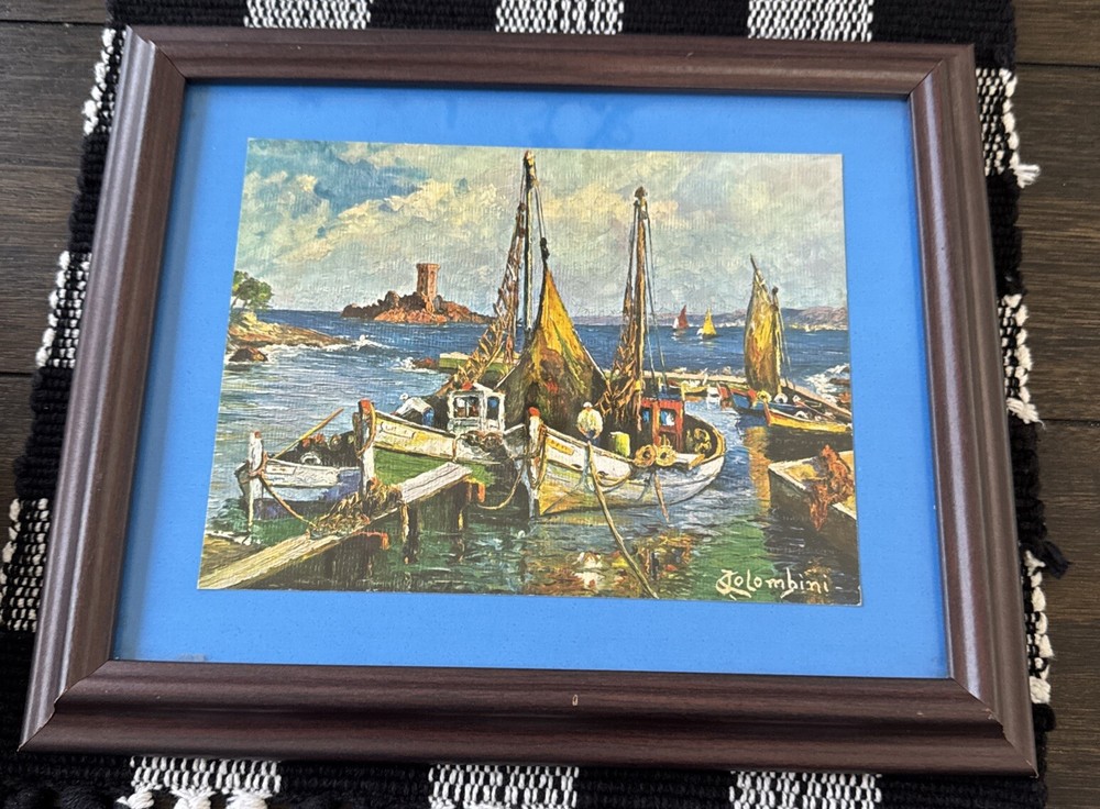 Vintage Postcard By  Couplers Et Lumiere De France J Colombini 7.75 X 6 Inches