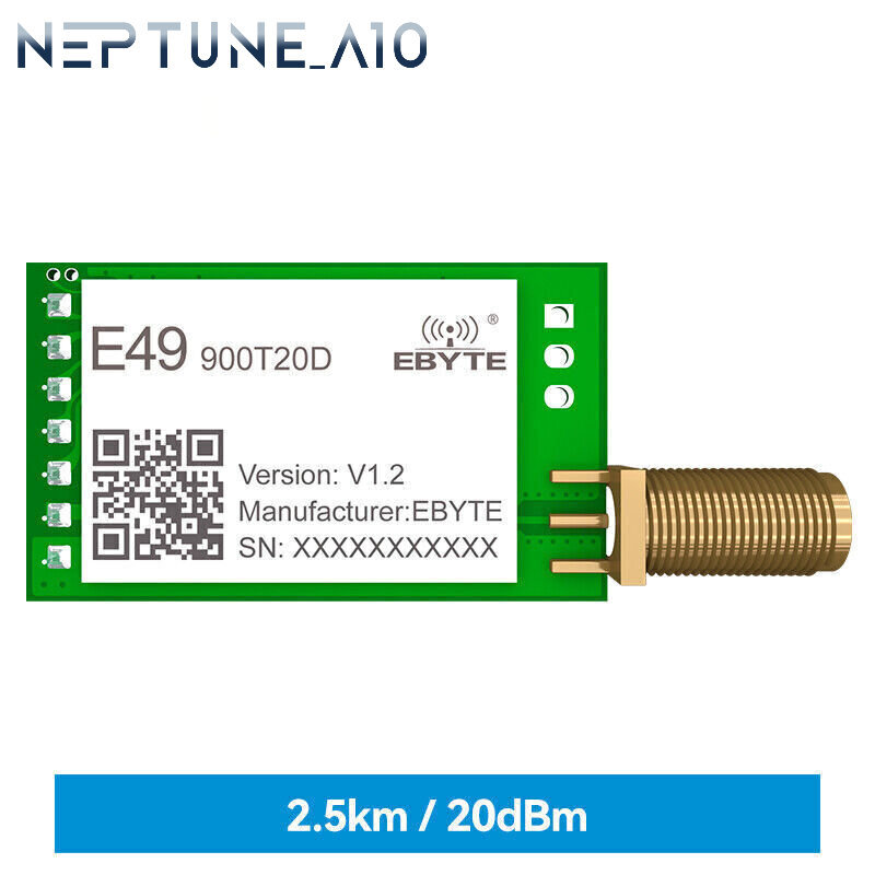 433/915MHz 20dBm TTL Level Output IoT UART Wireless Transceiver Module Low Power