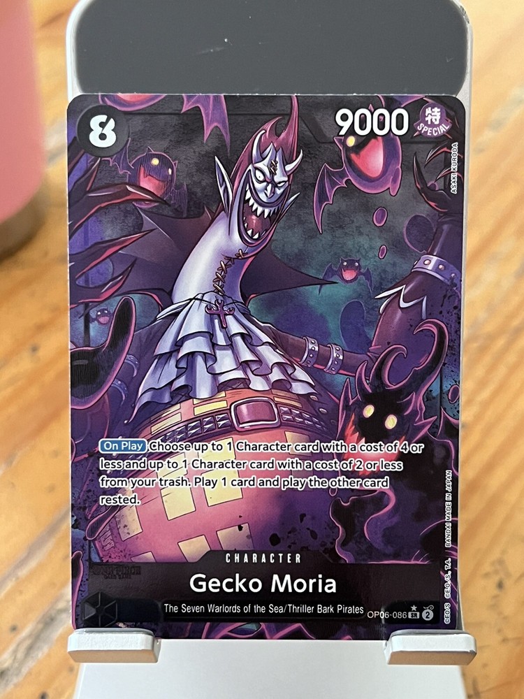 Gecko Moria OP06-086 Alt Art PRB-01 Premium The Best One Piece Card English NM
