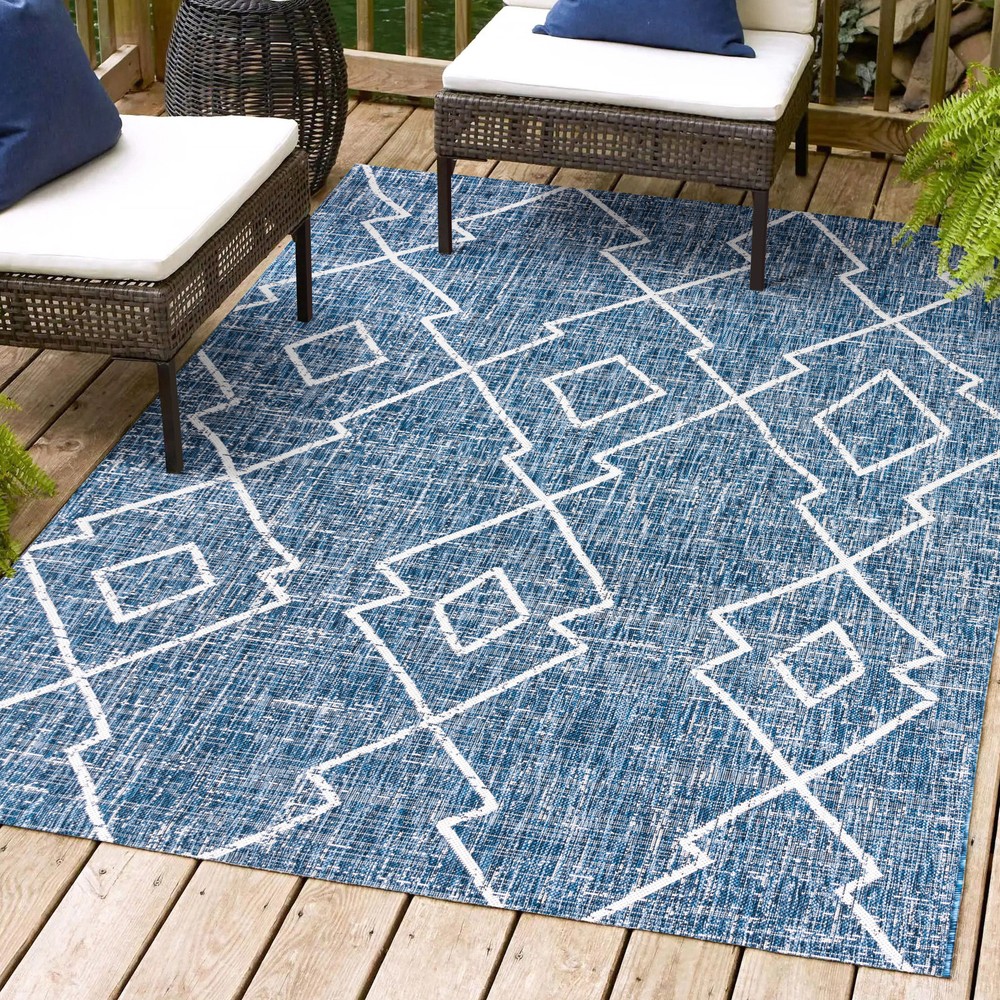 Jonathan Y SMB128C-4 Santa Monica 4x6 Polypropylene Multicolor Rug  