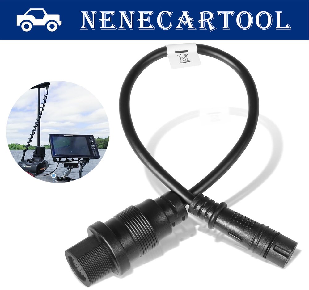 1852078 MKR-DSC-15 8-PIN DSC Transducer Adapter Cable For Lowrance Fish Finders