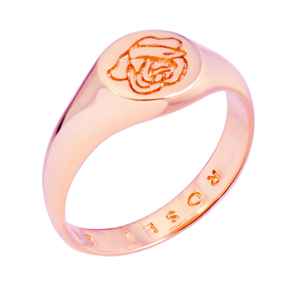 Rosefield ARG01 Minimalist Rose Gold Womens Ring