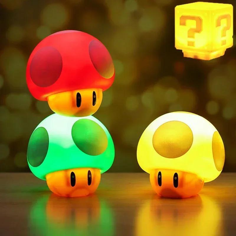 LED Mushroom Table Lamp Modern Touch USB Multicolor Small Plastic Decor  