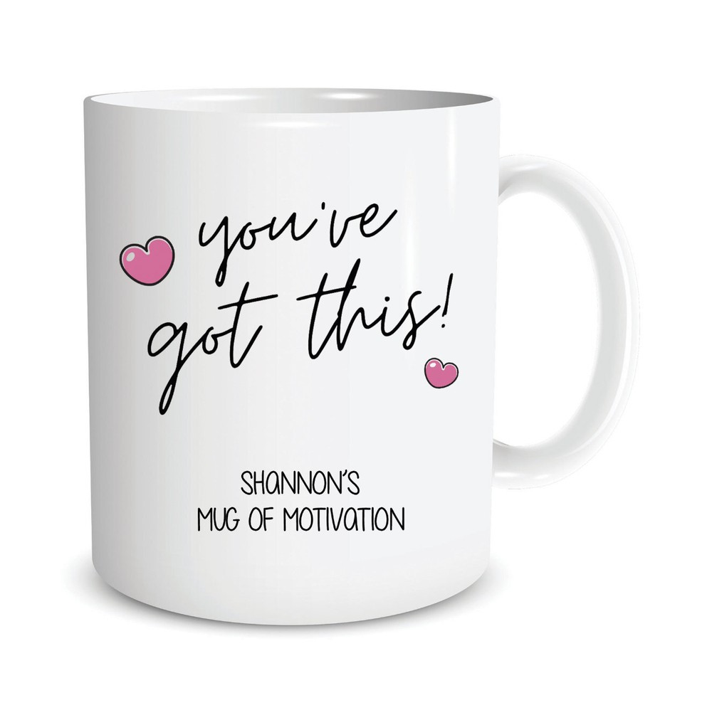 Personalised You've Got This Mug Of Motivation Printed Ceramic Cup With Positive