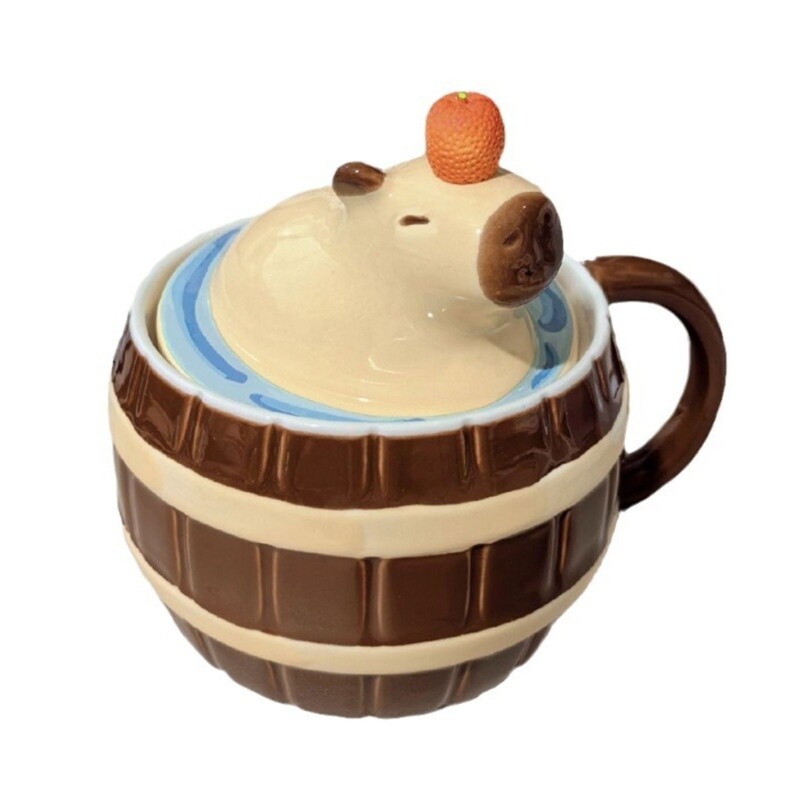 Creative Capybara Coffee Mug Water Drinking Cup Ceramic Coffee Mug Tea Cup