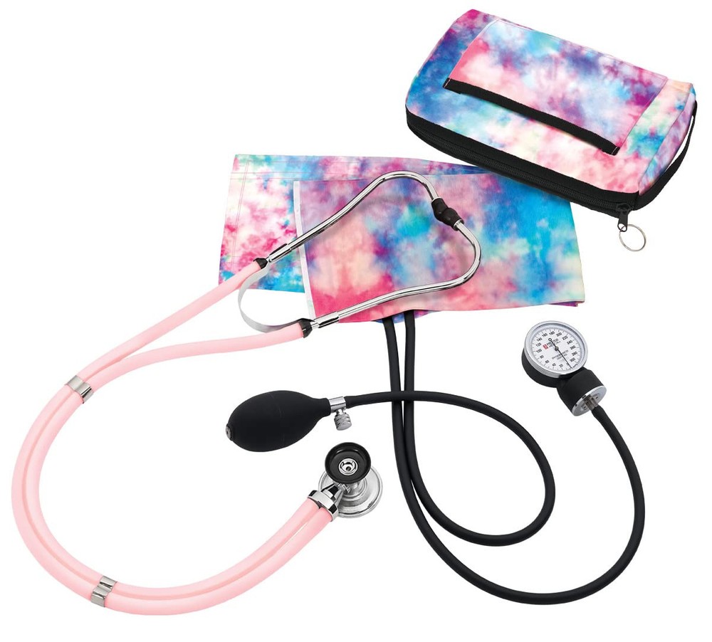 Aneroid Sphygmomanometer/Sprague-Rappaport Kit, Tie Dye Cotton Candy