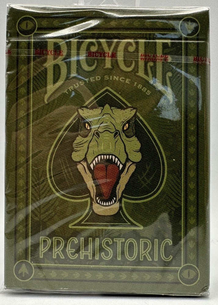Bicycle Prehistoric Playing Cards Air Cushion Finish Made In U.S.A. Since 1885