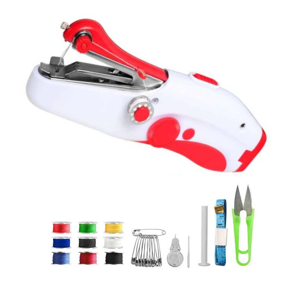 Portable Handheld Sewing Machine Stitch Electric Compact Travel Mini Tool