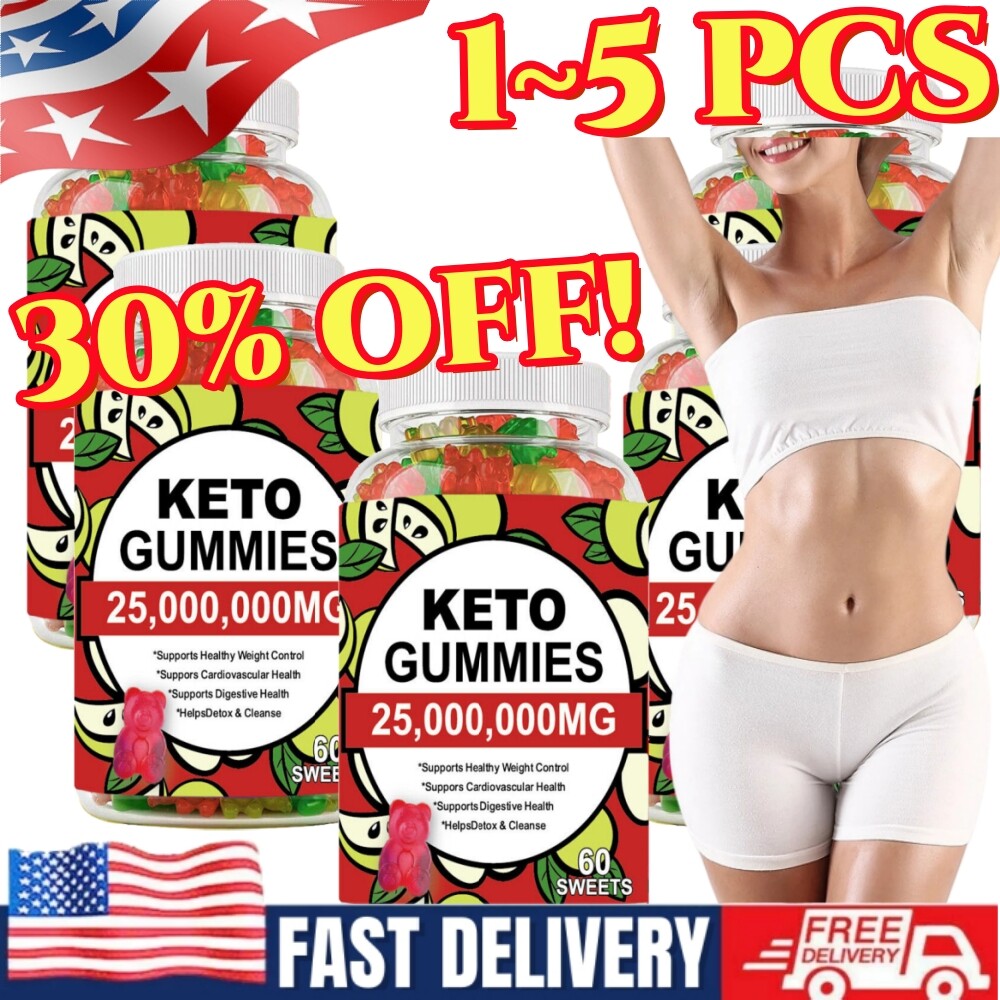 1~5PCS Keto Acv Gummies - Weight Loss, Appetite Suppressant, - Fat Burner