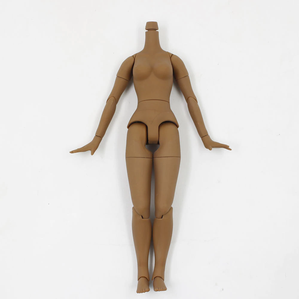 Blythe Doll Joint Body Size Super Black Skin Big Breasts Fashion Puppet Toys DIY