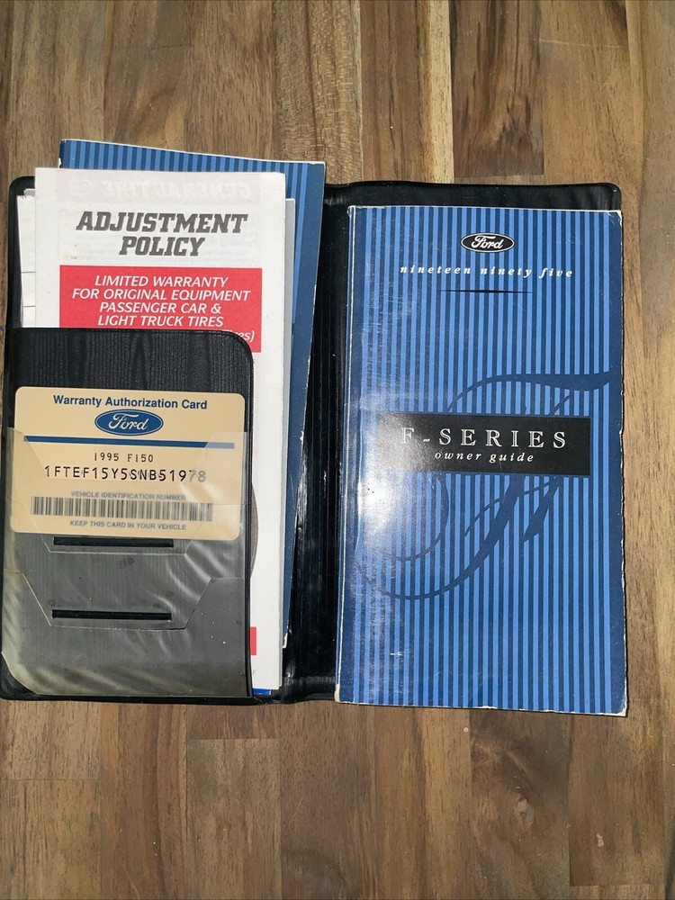 1995 F-Series Ford Truck Owners Manual User Guide