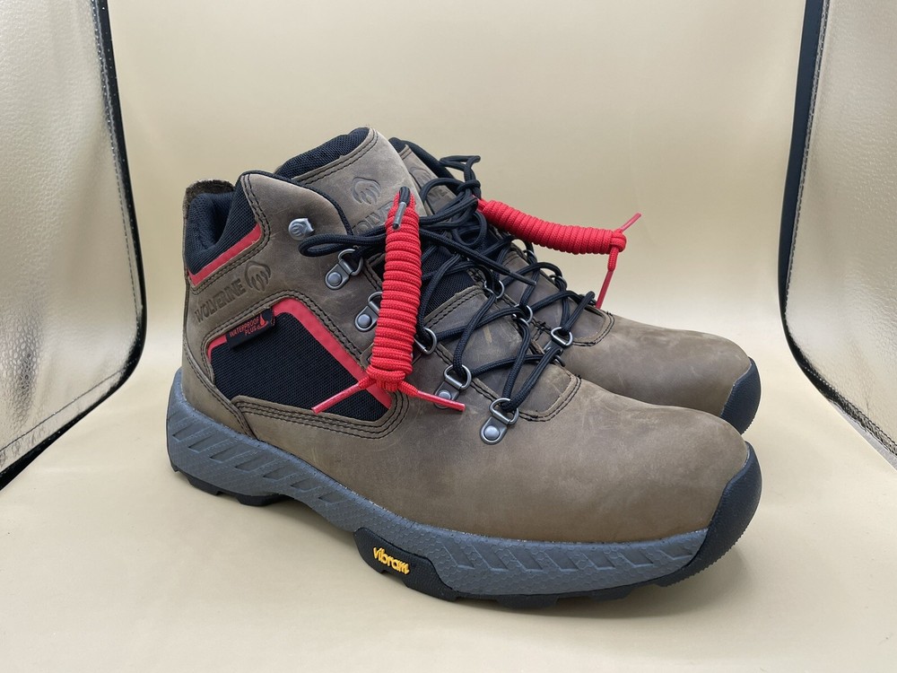 Sz 11 M Wolverine Guide UltraSpring Mid Hiker WP Gravel Men Boots W880280 NoBOX