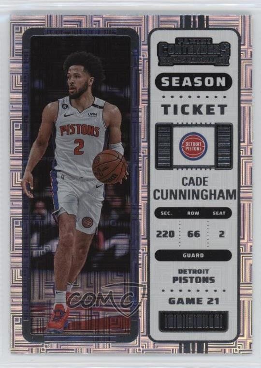 2022-23 Panini Contenders Season Ticket Cade Cunningham #44