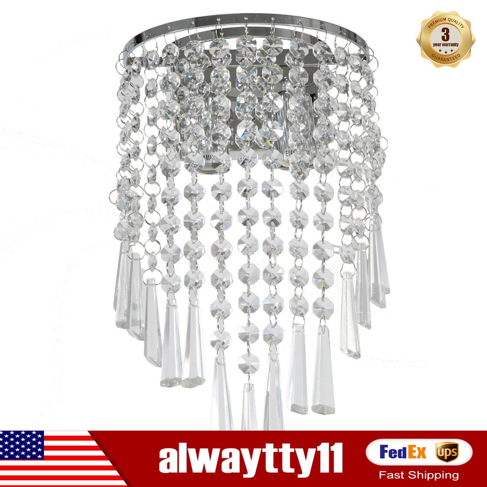 Modern Bathroom Crystal Mirror Light Front Wall Lamp Fixture Vanity Lights