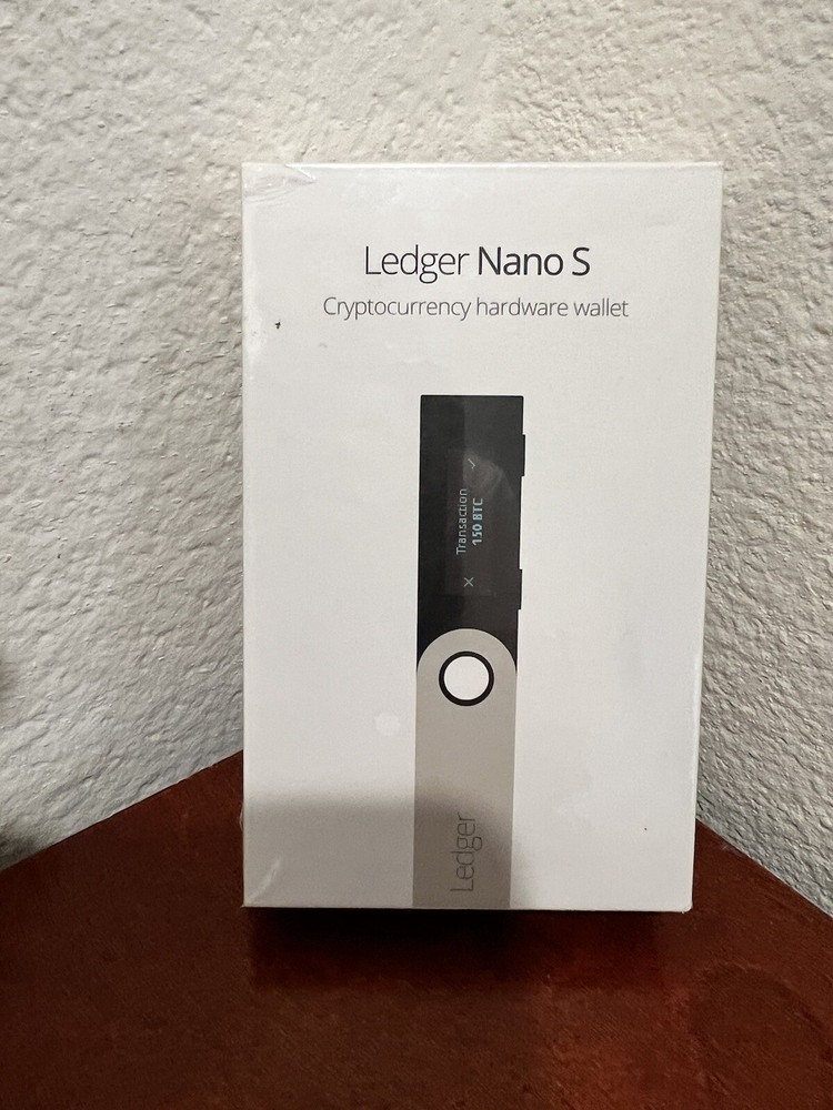 Ledger Nano S Cryptocurrency Bitcoin Hardware Wallet Factory Sealed-image
