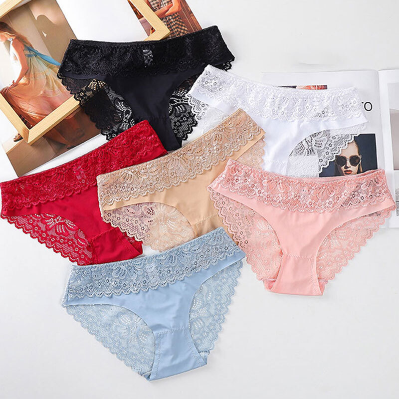 Lingerie Thongs Underwear Panties G-String Women Briefs Sexy Lace Hollow Out