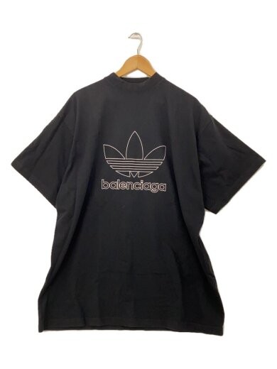 BALENCIAGA black cotton T-shirt size 2 style 723976