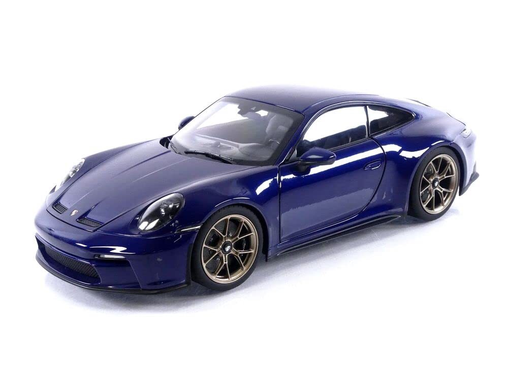 Norev 1/18 Porsche 911 GT3 Touring Package 2021 Blue Metallic Mini Car 187302