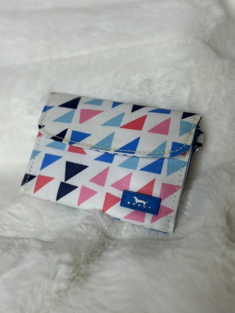 Scout Geometric Print Credit Card Holder Keychain  -image