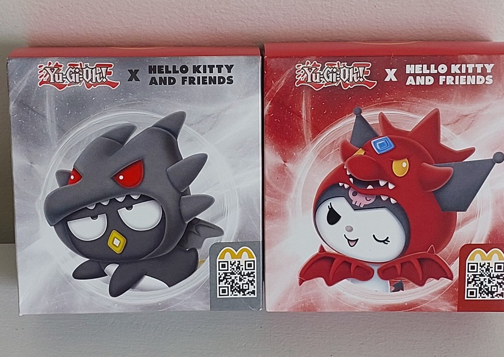 Bad Badtz-Maru Yu-Gi-Oh Red-Eyes Black Dragon Hello Kitty McDonald's Happy Meal Toy