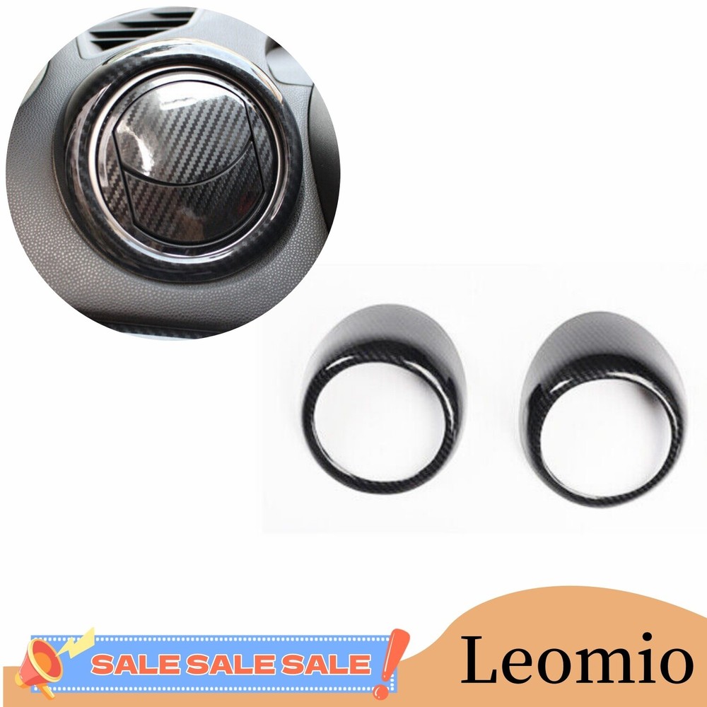 2010-2013 ABS Carbon Fiber Style interior Side Vent Cover Trim For Mazda 3