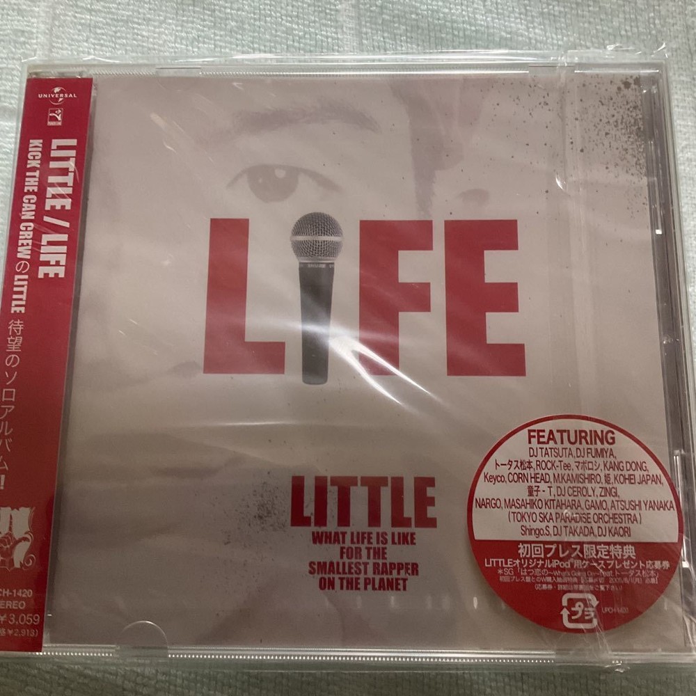 CD LIFE LITTLE (KICK THE CAN CREW) First Press Limited Edition