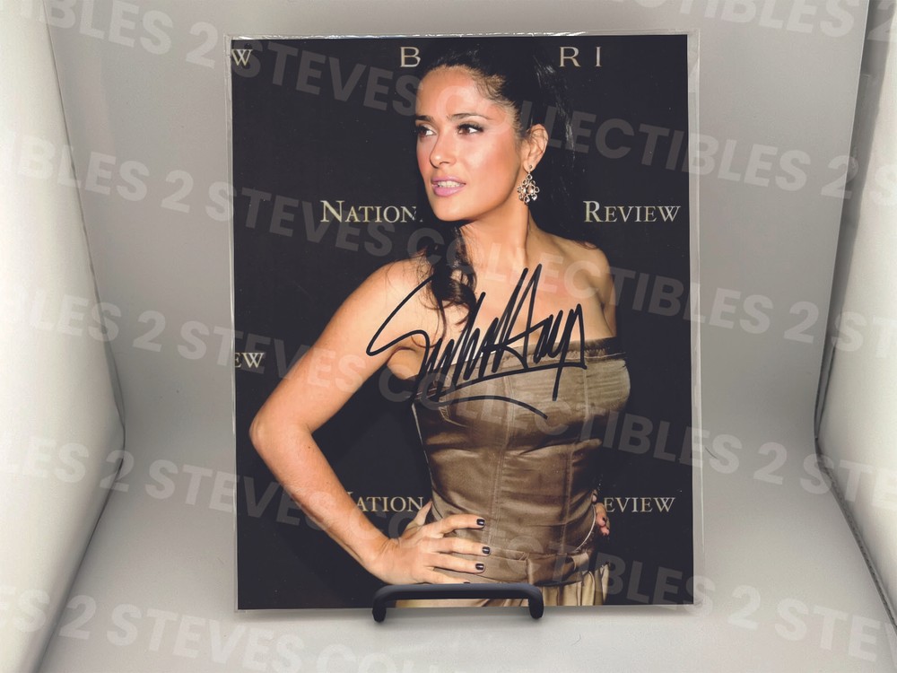 Salma Hayek Autograph Reprint Signed 8x10 Photo Signature Poster BUY NOW-image
