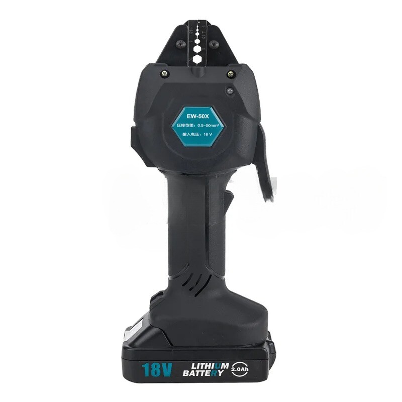 Portable Rechargeable 18-volt Electric Crimping Tool for Crimping Bare Terminals